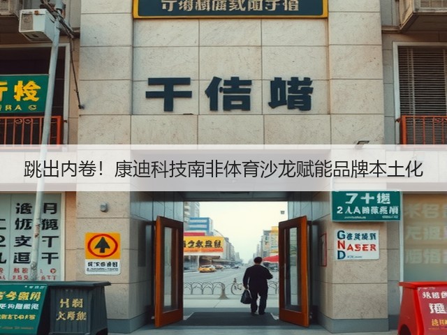 跳出内卷！康迪科技南非体育沙龙赋能品牌本土化(图1)