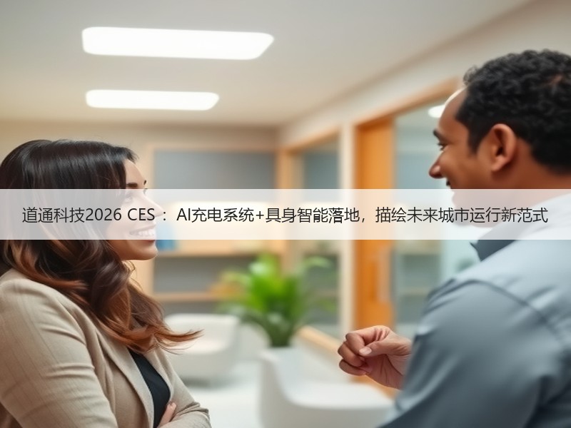 道通科技2026 CES ：AI充电系统+具身智能落地，描绘