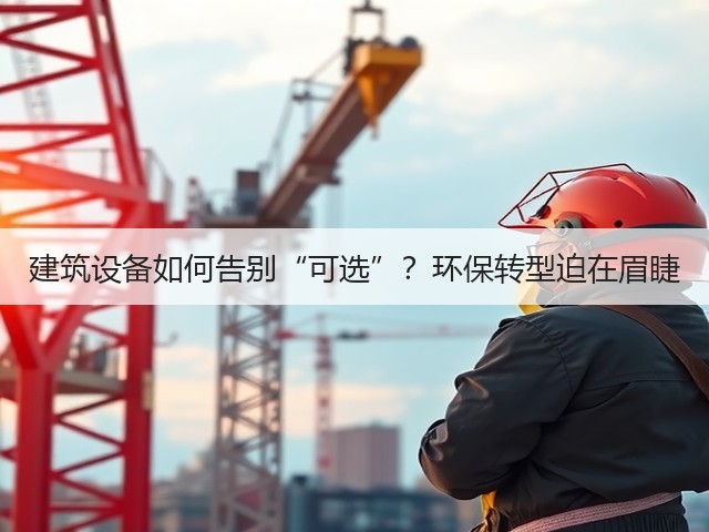 建筑设备如何告别“可选”？环保转型迫在眉睫(图2)