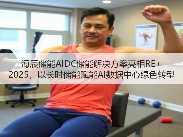 海辰储能AIDC储能解决方案亮相RE+ 2025，以长时储能赋能AI数据中心绿色转型(图1)