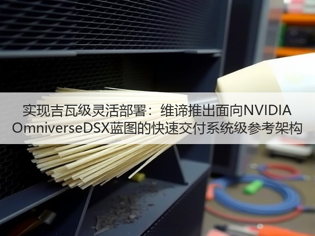 实现吉瓦级灵活部署：维谛推出面向NVIDIA OmniverseDSX蓝图的快速交付系统级参考架构(图1)