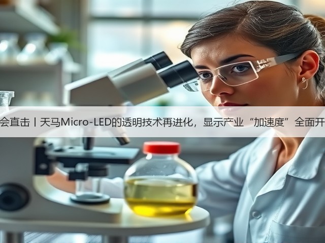 进博会直击丨天马Micro-LED的透明技术再进化，显示产业“加速度”全面开启！(图3)
