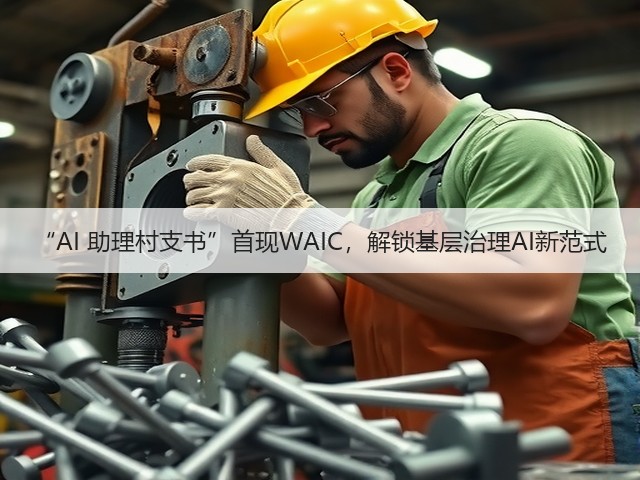 “AI 助理村支书”首现WAIC,解锁基层治理AI新范式(图2) “AI 助理村支书”首现WAIC,解锁基层治理AI新范式(图2)