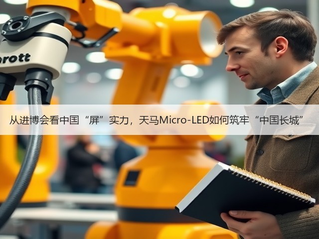从进博会看中国“屏”实力,天马Micro-LED如何筑牢“中国长城”(图1) 从进博会看中国“屏”实力,天马Micro-LED如何筑牢“中国长城”(图1)