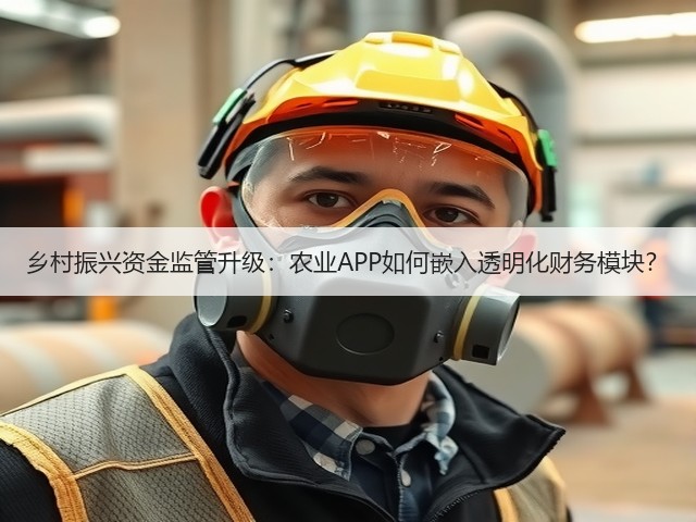 乡村振兴资金监管升级：农业APP如何嵌入透明化财务模块？(图1)