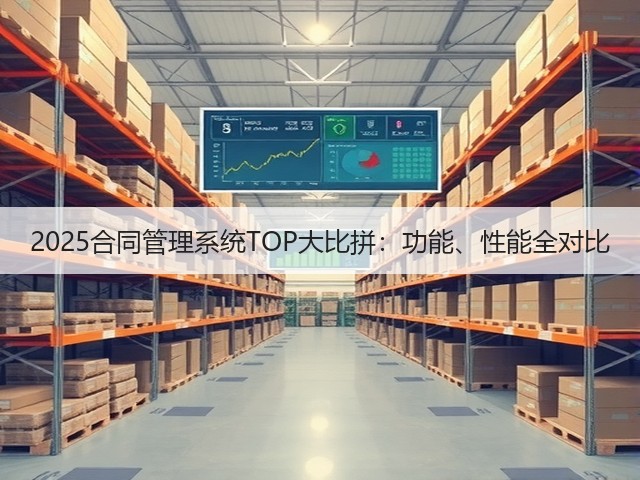 2025合同管理系统TOP大比拼：功能、性能全对比(图3)