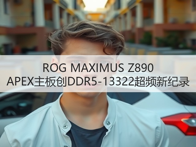ROG MAXIMUS Z890 APEX主板创DDR5-13322超频新纪录(图1) ROG MAXIMUS Z890 APEX主板创DDR5-13322超频新纪录(图1)