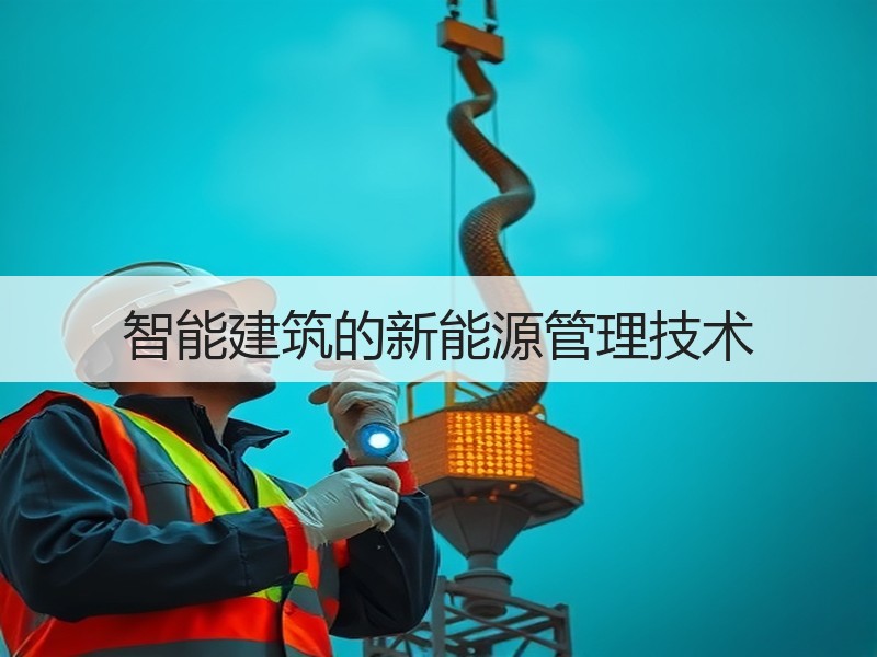 智能建筑的新能源管理技术