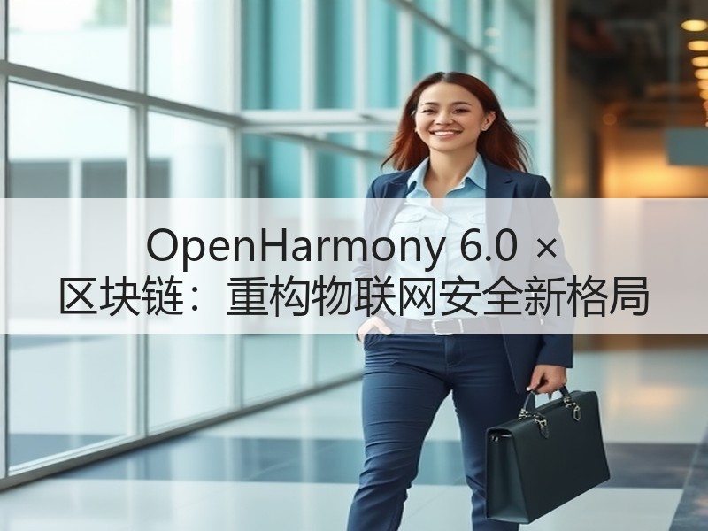 OpenHarmony 6.0 × 区块链：重构物联网安全新