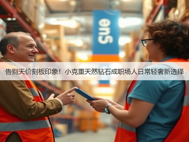 告别天价刻板印象！小克重天然钻石成职场人日常轻奢新选择