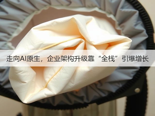 走向AI原生,企业架构升级靠“全栈”引爆增长(图7) 走向AI原生,企业架构升级靠“全栈”引爆增长(图7)
