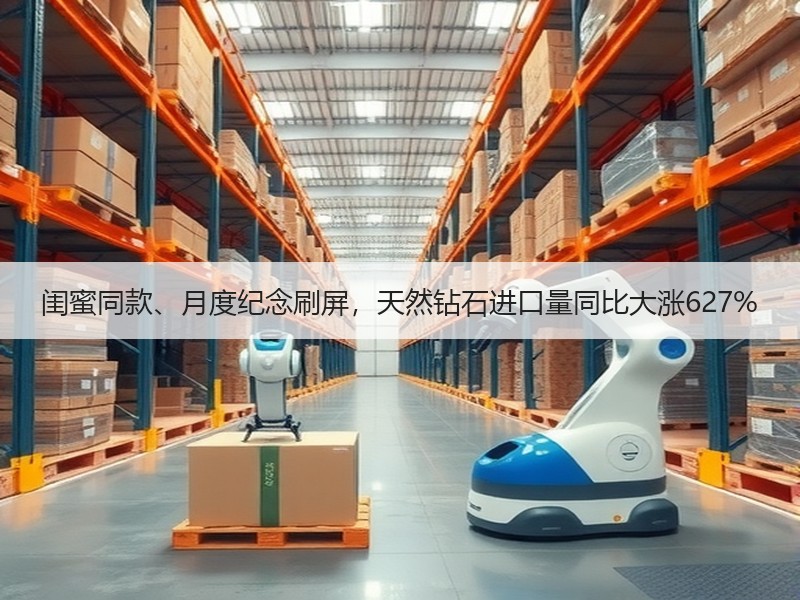 闺蜜同款、月度纪念刷屏，天然钻石进口量同比大涨627%