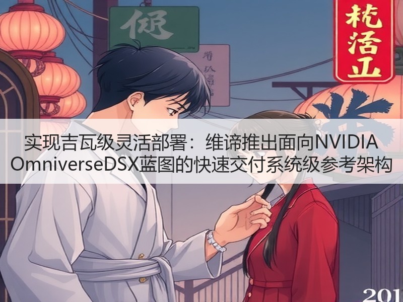 实现吉瓦级灵活部署：维谛推出面向NVIDIA Omniver
