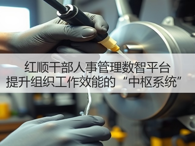 红顺干部人事管理数智平台 提升组织工作效能的“中枢系统”(图2)