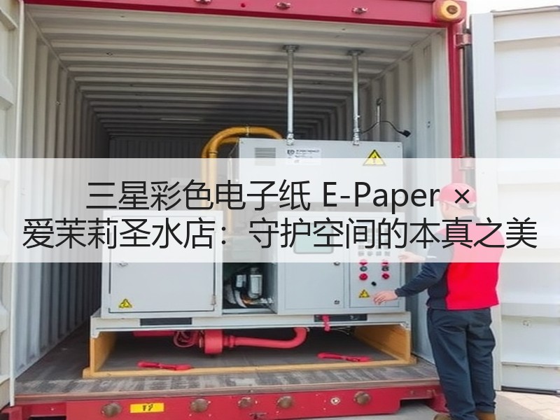 三星彩色电子纸 E-Paper × 爱茉莉圣水店：守护空间的