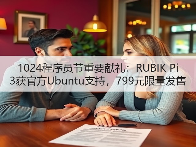 1024程序员节重要献礼:RUBIK Pi 3获官方Ubuntu支持,799元限量发售(图1) 1024程序员节重要献礼:RUBIK Pi 3获官方Ubuntu支持,799元限量发售(图1)
