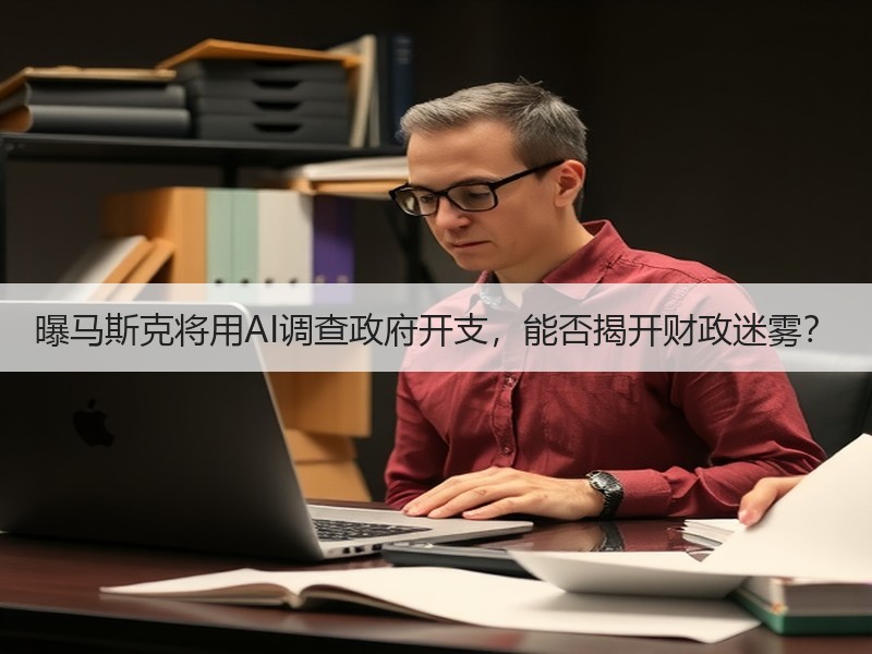 曝马斯克将用AI调查政府开支，能否揭开财政迷雾？