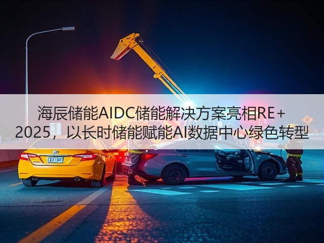 海辰储能AIDC储能解决方案亮相RE+ 2025，以长时储能赋能AI数据中心绿色转型(图3)