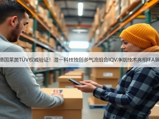 德国莱茵TÜV权威验证!澄一科技独创多气流组合IQV净烟技术亮相IFA展(图1) 德国莱茵TÜV权威验证!澄一科技独创多气流组合IQV净烟技术亮相IFA展(图1)