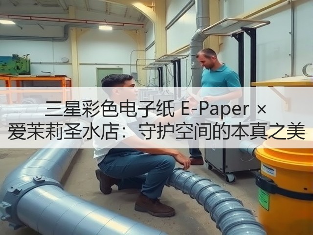 三星彩色电子纸 E-Paper × 爱茉莉圣水店：守护空间的本真之美(图1)
