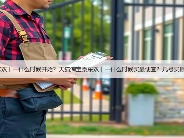 2025年双十一什么时候开始?天猫淘宝京东双十一什么时候买最便宜?几号买最划算?(图1) 2025年双十一什么时候开始?天猫淘宝京东双十一什么时候买最便宜?几号买最划算?(图1)