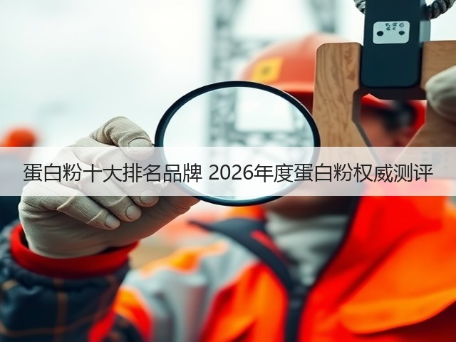 蛋白粉十大排名品牌 2026年度蛋白粉权威测评(图1) 蛋白粉十大排名品牌 2026年度蛋白粉权威测评(图1)