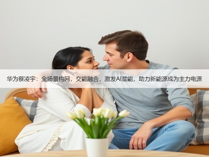 华为蔡凌宇：全场景构网，交能融合，激发AI潜能，助力新能源成