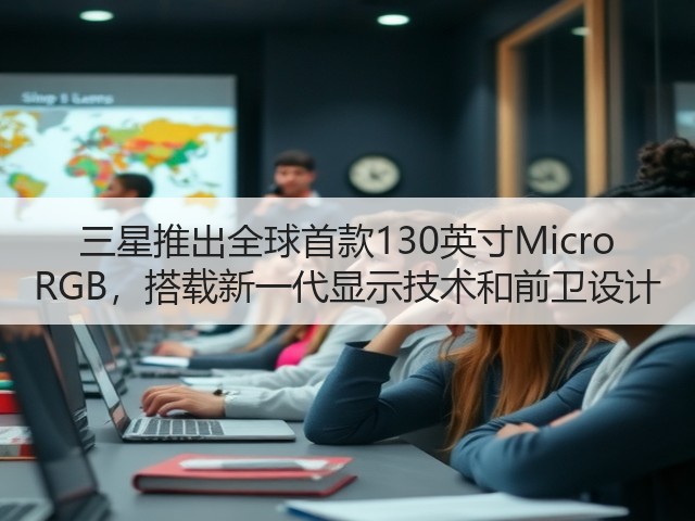 三星推出全球首款130英寸Micro RGB，搭载新一代显示技术和前卫设计(图2)