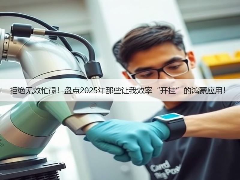 拒绝无效忙碌！盘点2025年那些让我效率“开挂”的鸿蒙应用！