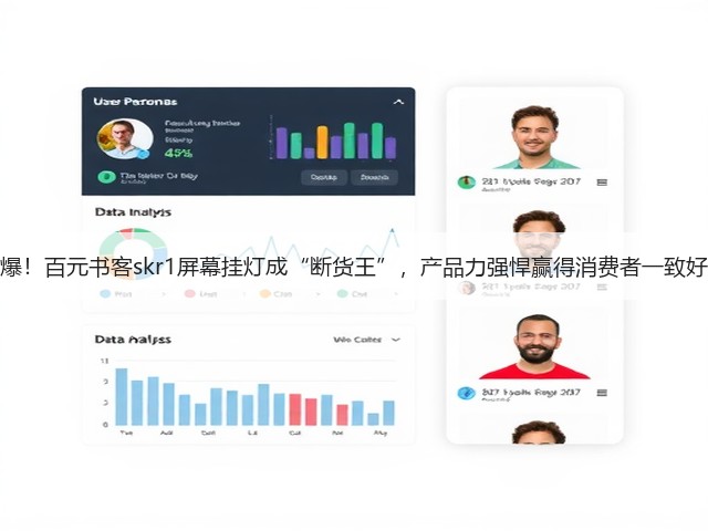 太火爆！百元书客skr1屏幕挂灯成“断货王”，产品力强悍赢得消费者一致好评！(图1)