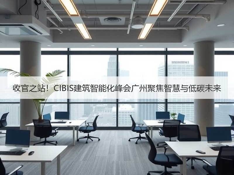 收官之站！CIBIS建筑智能化峰会广州聚焦智慧与低碳未来