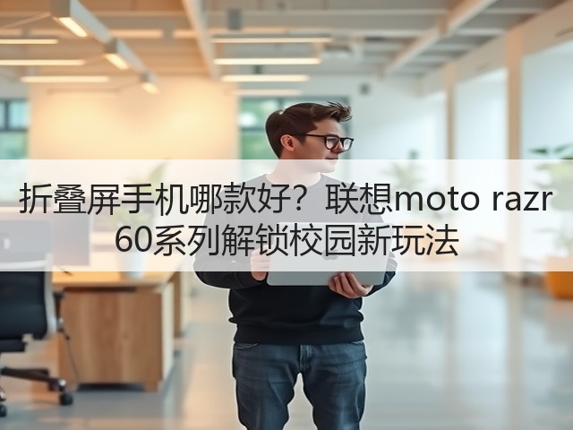 折叠屏手机哪款好?联想moto razr 60系列解锁校园新玩法(图2) 折叠屏手机哪款好?联想moto razr 60系列解锁校园新玩法(图2)