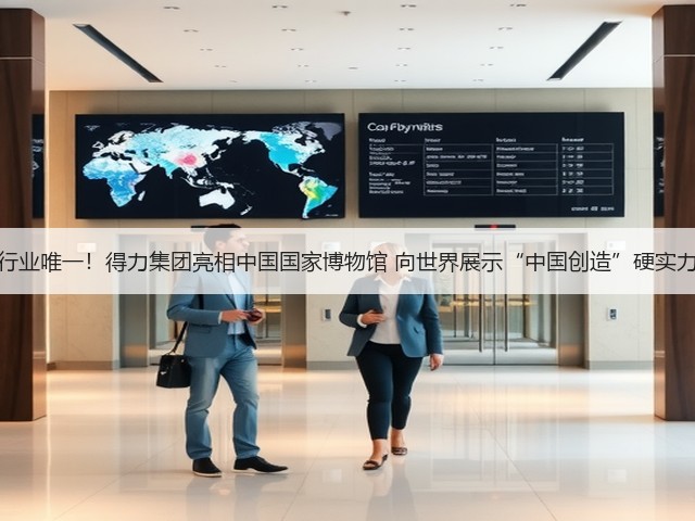 行业唯一!得力集团亮相中国国家博物馆 向世界展示“中国创造”硬实力(图3) 行业唯一!得力集团亮相中国国家博物馆 向世界展示“中国创造”硬实力(图3)