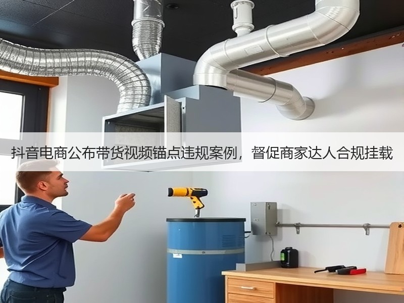 抖音电商公布带货视频锚点违规案例，督促商家达人合规挂载