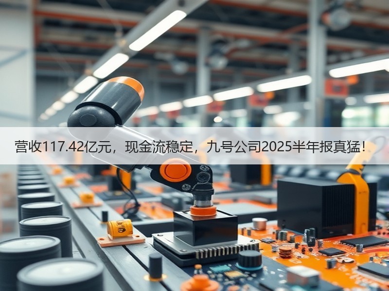 营收117.42亿元，现金流稳定，九号公司2025半年报真猛