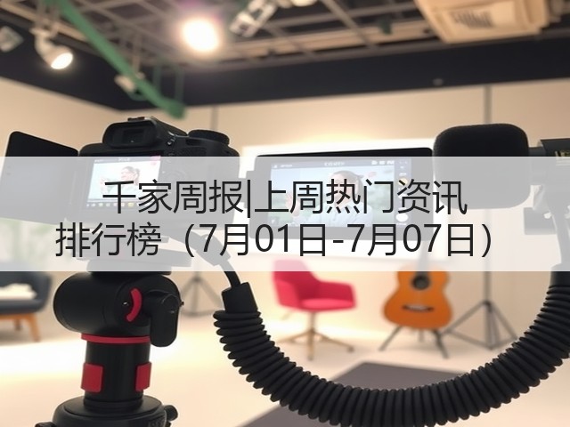 千家周报|上周热门资讯 排行榜(7月01日-7月07日)(图3) 千家周报|上周热门资讯 排行榜(7月01日-7月07日)(图3)