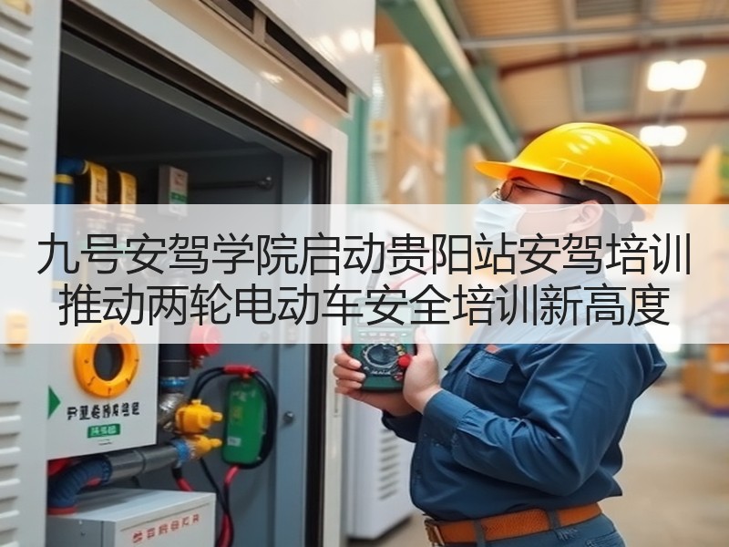 九号安驾学院启动贵阳站安驾培训 推动两轮电动车安全培训新高度