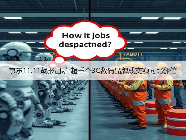 京东11.11战报出炉 超千个3C数码品牌成交额同比翻倍(图3) 京东11.11战报出炉 超千个3C数码品牌成交额同比翻倍(图3)