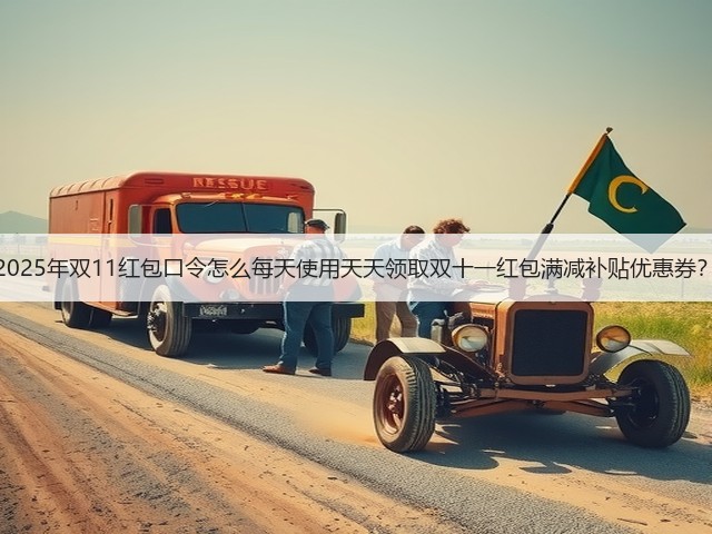2025年双11红包口令怎么每天使用天天领取双十一红包满减补贴优惠券？(图1)