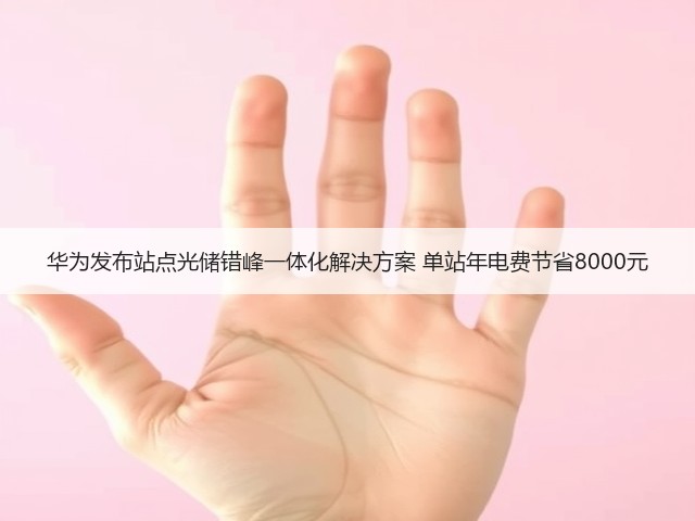 华为发布站点光储错峰一体化解决方案 单站年电费节省8000元(图2) 华为发布站点光储错峰一体化解决方案 单站年电费节省8000元(图2)