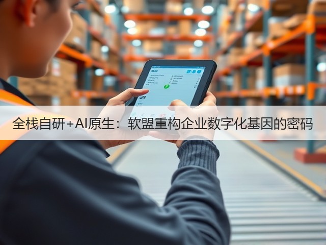 全栈自研+AI原生：软盟重构企业数字化基因的密码(图3)