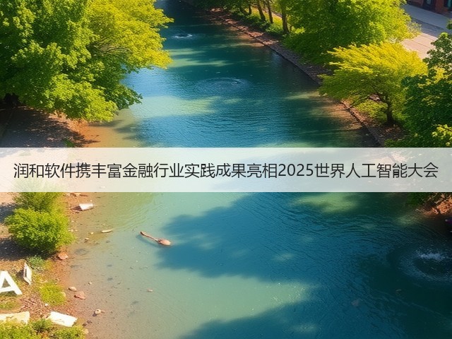 润和软件携丰富金融行业实践成果亮相2025世界人工智能大会(图2) 润和软件携丰富金融行业实践成果亮相2025世界人工智能大会(图2)