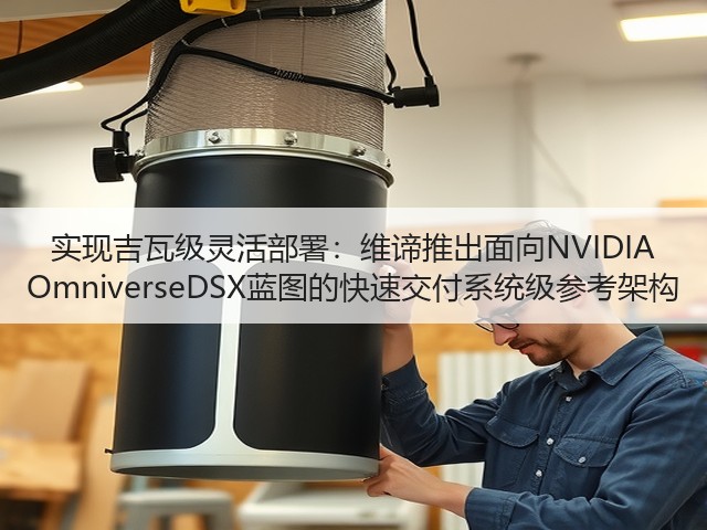 实现吉瓦级灵活部署：维谛推出面向NVIDIA OmniverseDSX蓝图的快速交付系统级参考架构(图2)