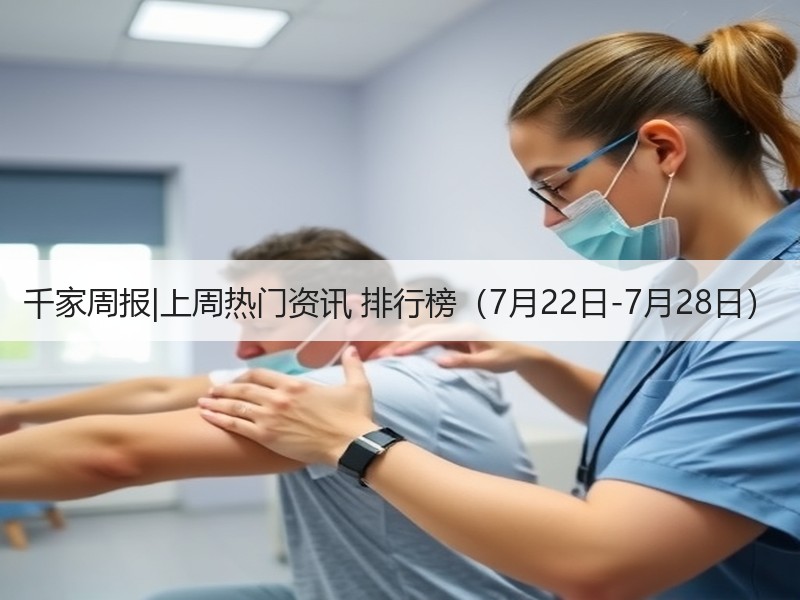 千家周报|上周热门资讯 排行榜（7月22日-7月28日）