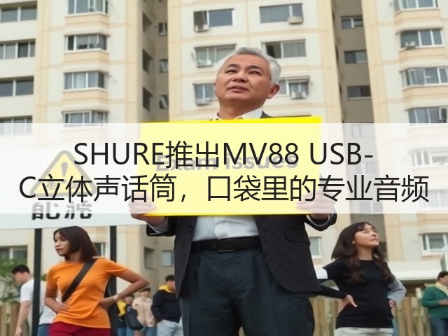 SHURE推出MV88 USB-C立体声话筒,口袋里的专业音频(图1) SHURE推出MV88 USB-C立体声话筒,口袋里的专业音频(图1)