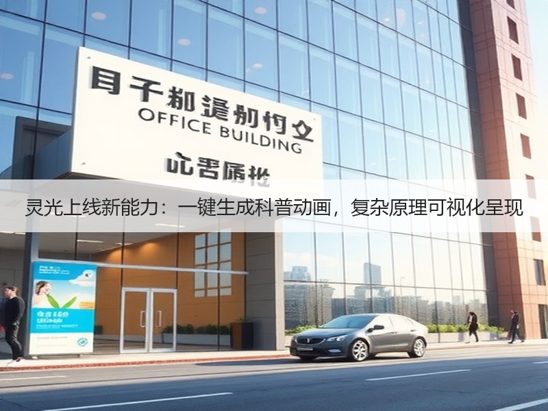灵光上线新能力：一键生成科普动画，复杂原理可视化呈现