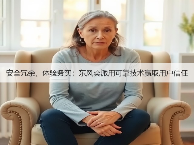 安全冗余,体验务实:东风奕派用可靠技术赢取用户信任(图2) 安全冗余,体验务实:东风奕派用可靠技术赢取用户信任(图2)