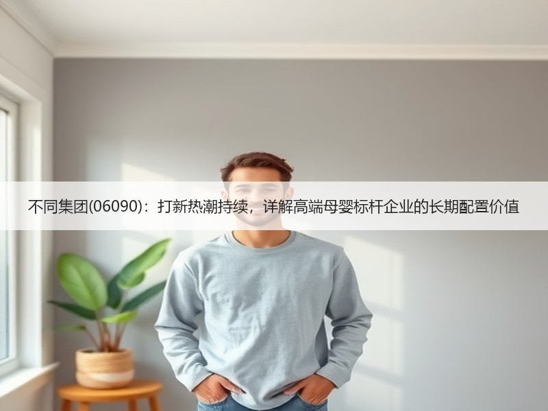 不同集团(06090)：打新热潮持续，详解高端母婴标杆企业的
