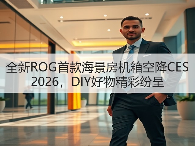 全新ROG首款海景房机箱空降CES 2026,DIY好物精彩纷呈(图2) 全新ROG首款海景房机箱空降CES 2026,DIY好物精彩纷呈(图2)