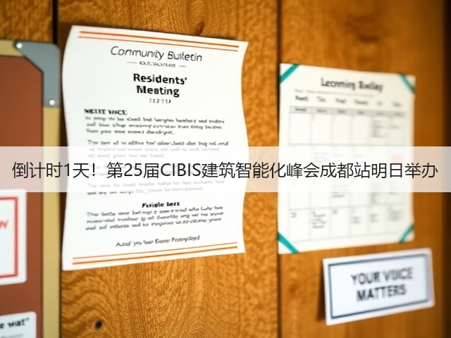 倒计时1天！第25届CIBIS建筑智能化峰会成都站明日举办(图3)